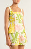 Floral Panelled Short Set