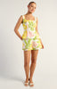 Floral Panelled Short Set