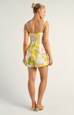 Floral Panelled Short Set