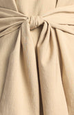 Tie Top and Pant Set - Beige