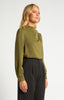 Draped Blouse - Olive