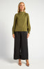 Draped Blouse - Olive