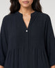 Dobby TabSlv Dress - Black