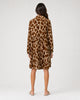 Abstract Pebble Print Dress - Brown