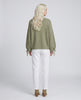 Soft Sage Tie Knit Jumper