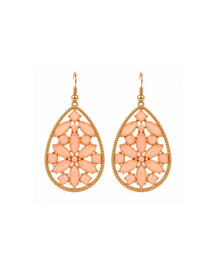 Peach Blossom Earrings