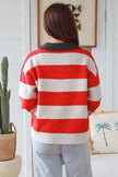 Striped Jumper with Collar