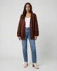 Flora Open Cardi - Choco
