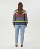 Sea Coral Striped Knit