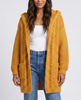 Cableknit Hooded Cardi - Goldie
