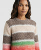 Fluffy Striped Jumper