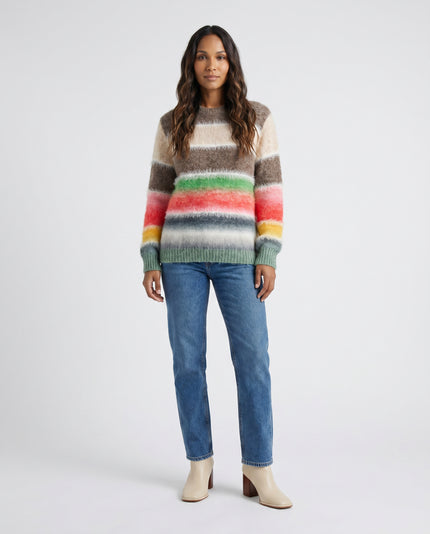 Fluffy Striped Jumper