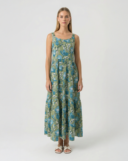 Sundress With Pockets - Green