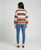 Sunset Stripe Tie Front Cardi