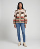 Sunset Stripe Tie Front Cardi
