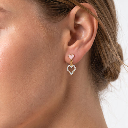 Sweetheart Pearl Earrings