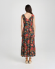 Tropical Floral Waisted Dress