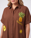 Tropical Tirari Shirt Dress