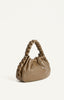 Plait Handle Bag - Brown
