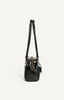 Patent Double Pockets Bag - Black