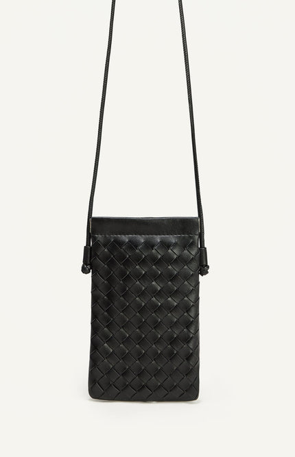 Crossbody Phone Bag - Black