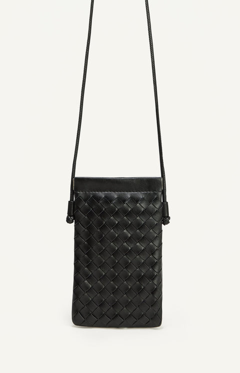 Crossbody Phone Bag - Black