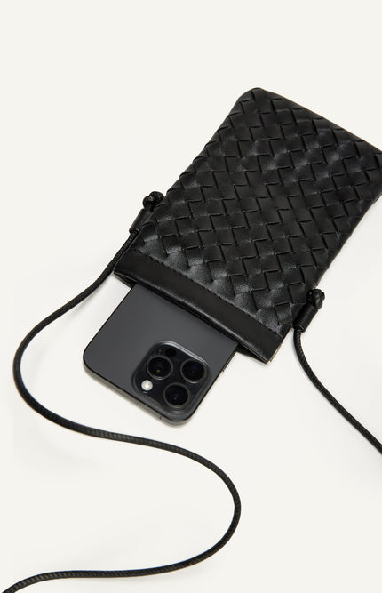 Crossbody Phone Bag - Black