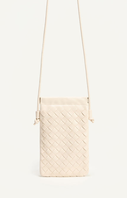 Crossbody Phone Bag - Ivory