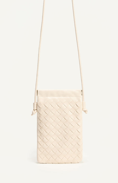 Crossbody Phone Bag - Ivory