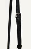 Pebbled Satchel Handle Bag - Black