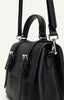 Pebbled Satchel Handle Bag - Black