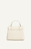 Pebbled Satchel Handle Bag - Ivory