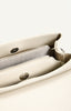 Pebbled Satchel Handle Bag - Ivory
