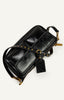Crinkle Textured Shoulder Bag - Black