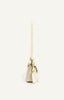 Crinkle Textured Shoulder Bag - Ivory