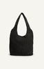 Raffia Tote Bag - Black