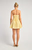 Lace Up Back Playsuit - Lemon