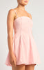 Lace Up Back Playsuit - Pink