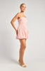 Lace Up Back Playsuit - Pink