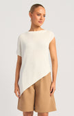 Serene Asymmetrical Knit Top