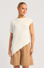 Serene Asymmetrical Knit Top