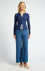 Layered Cardi Top - Navy