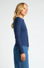 Layered Cardi Top - Navy