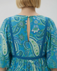 Aqua Paisley Yoke Maxi