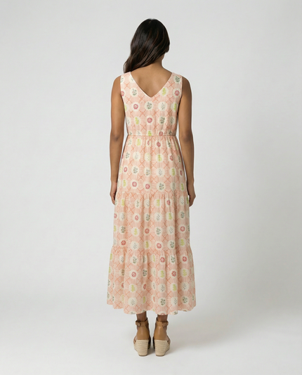 Atomic Floral Waisted Dress