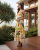 Into the Tropics Maxi Sundress - Brown