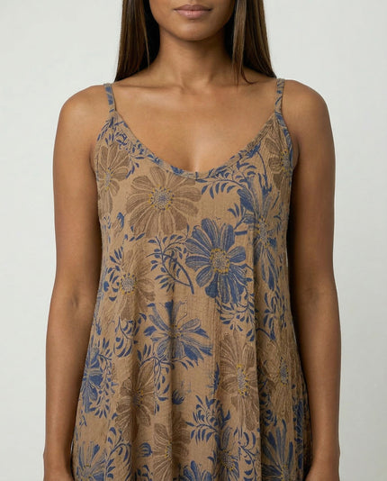 Blue Floral Sundress