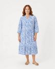 Blue Swirl Tunic Dress