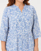 Blue Swirl Tunic Dress