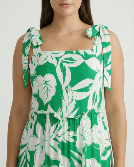 Bold Leaf Sundress